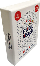 بطاقة لعب من فويل، اوراق كبير الحجم، بطاقات لعب بلاستيكية قياسية، مقاومة للماء، مضادة للكسر، سطح الكريستال، جودة عالية، بلاستيك ممتاز، بلوت فيول ابيض، بالغ