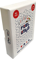 بطاقة لعب من فويل، اوراق كبير الحجم، بطاقات لعب بلاستيكية قياسية، مقاومة للماء، مضادة للكسر، سطح الكريستال، جودة عالية، بلاستيك ممتاز، بلوت فيول ابيض، بالغ