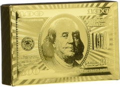 بطاقات لعب من الذهب عيار 24 قيراط من العلامة التجارية غودارد، من تريدمارك بوكر، بالغ