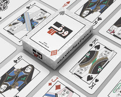 مجموعة ورق لعب فاخرة من حابا | تصميم رائع عالي الجودة | مثالية للخدع السحرية وألعاب البطاقات الأنيقة | إكسسوارات ملحقات بطاقات للبالغين | أسود قطعة واحدة، من هباء