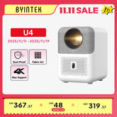 BYINTEK LOVE U4 Smart Mini Home Theater Projector 4K 1080P Video Android WIFI for Smartphone Cinema