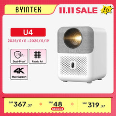 BYINTEK LOVE U4 Smart Mini Home Theater Projector 4K 1080P Video Android WIFI for Smartphone Cinema