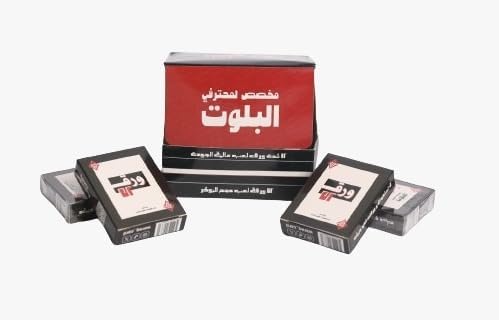 مجموعة ورق لعب فاخرة من حابا | تصميم رائع عالي الجودة | مثالية للخدع السحرية وألعاب البطاقات الأنيقة | إكسسوارات ملحقات بطاقات للبالغين | أسود قطعة واحدة، من هباء