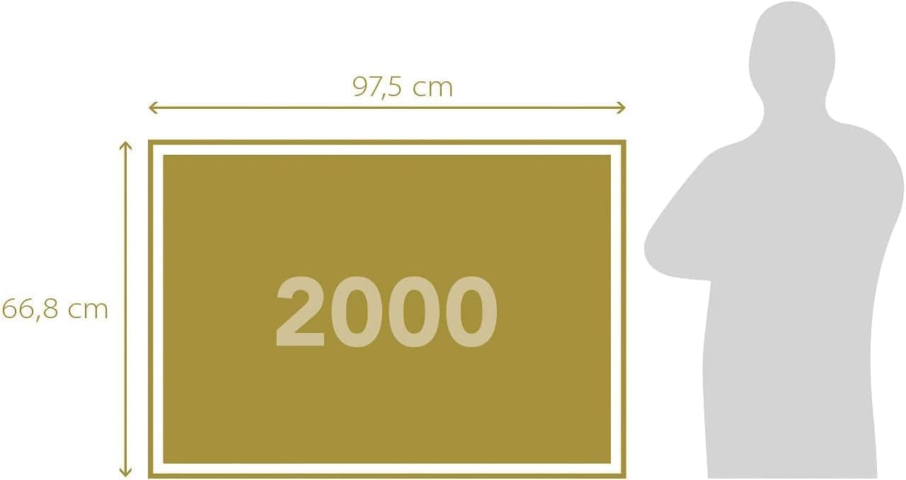 كليمنتوني بازل فيو اوف تشاينا 2000 قطعة (38.5 × 26.8 سم) - لعمر 14 سنة متعدد الالوان
