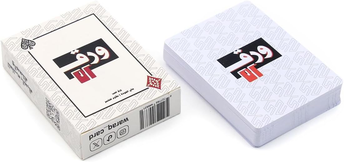 مجموعة ورق لعب فاخرة من حابا | تصميم رائع عالي الجودة | مثالية للخدع السحرية وألعاب البطاقات الأنيقة | إكسسوارات ملحقات بطاقات للبالغين | أسود قطعة واحدة، من هباء