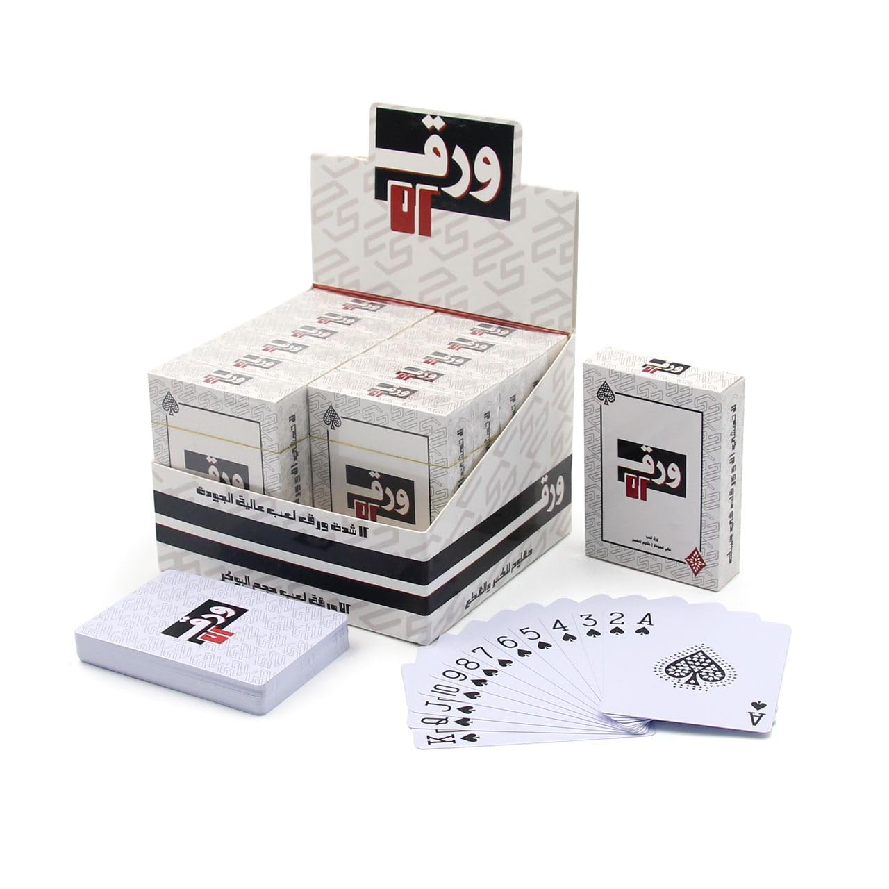 مجموعة ورق لعب فاخرة من حابا | تصميم رائع عالي الجودة | مثالية للخدع السحرية وألعاب البطاقات الأنيقة | إكسسوارات ملحقات بطاقات للبالغين | أسود قطعة واحدة، من هباء
