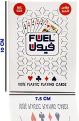 بطاقة لعب من فويل، اوراق كبير الحجم، بطاقات لعب بلاستيكية قياسية، مقاومة للماء، مضادة للكسر، سطح الكريستال، جودة عالية، بلاستيك ممتاز، بلوت فيول ابيض، بالغ