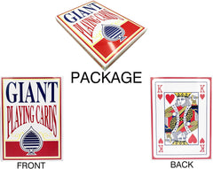 مجموعة كاملة مكونة من بطاقات لعب كبيرة ممتازة مقاس 8×11 انش من يوانهي، بالغ