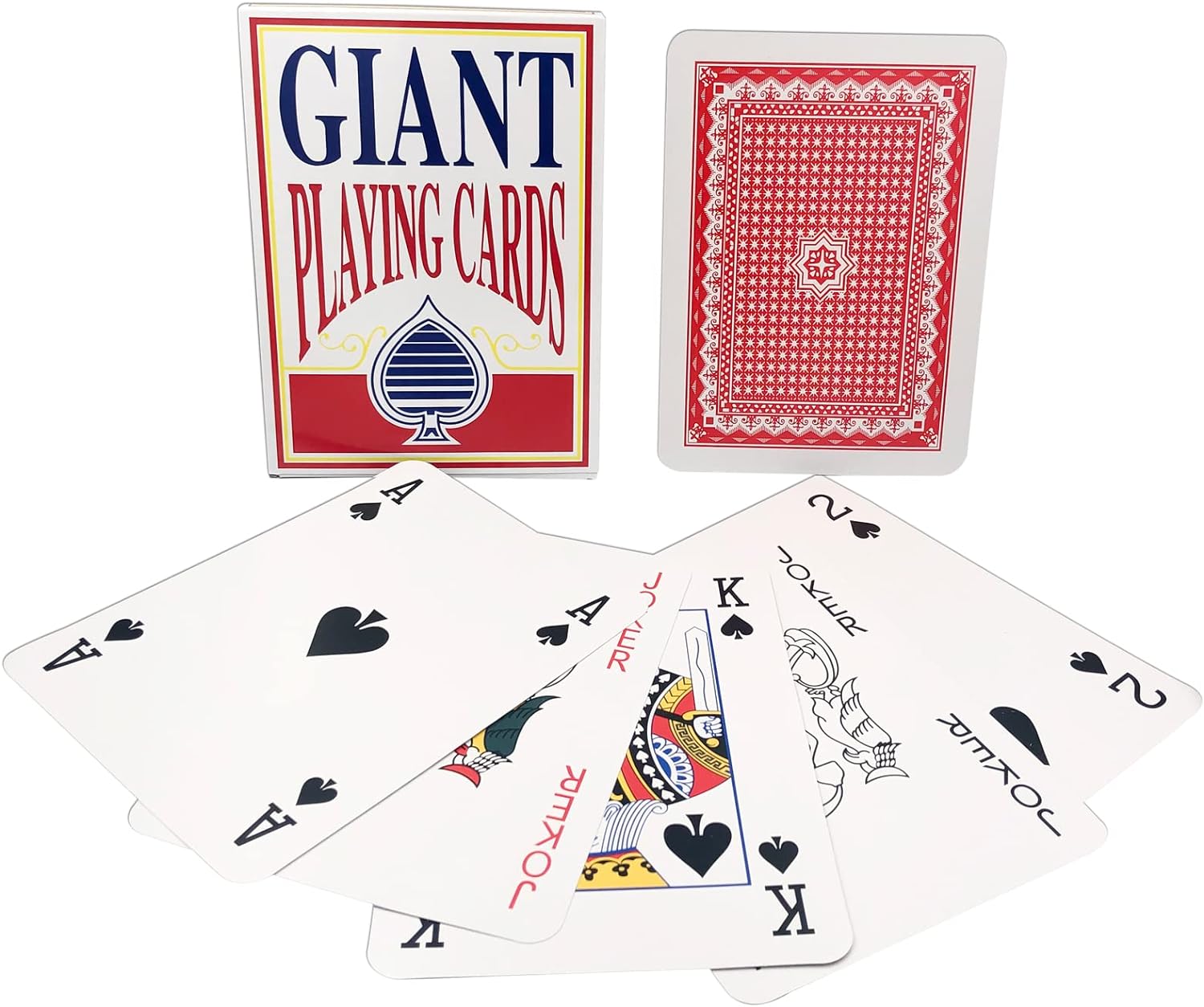 مجموعة كاملة مكونة من بطاقات لعب كبيرة ممتازة مقاس 8×11 انش من يوانهي، بالغ