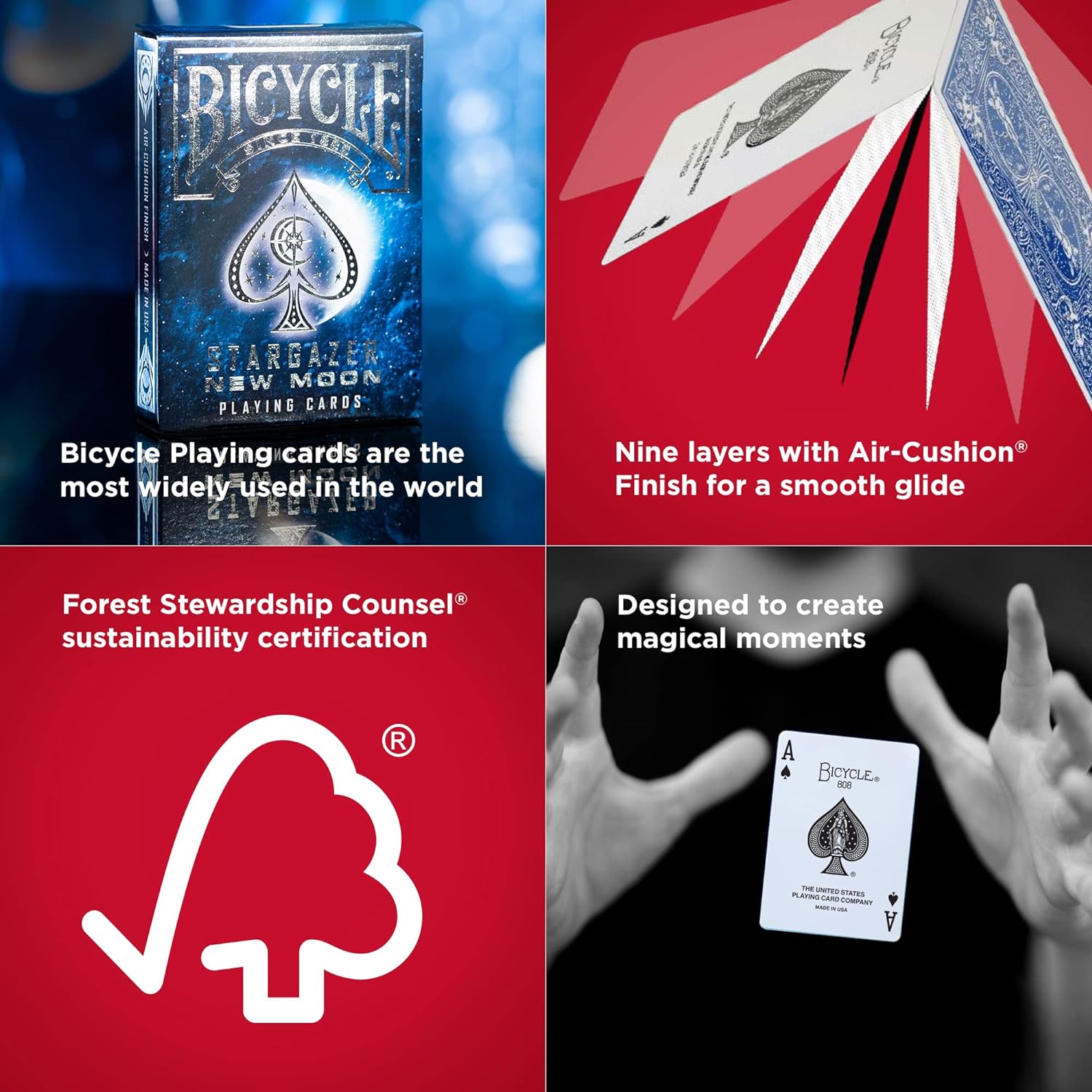 بطاقات لعب دراجة دراغون، أزرق، بالغ