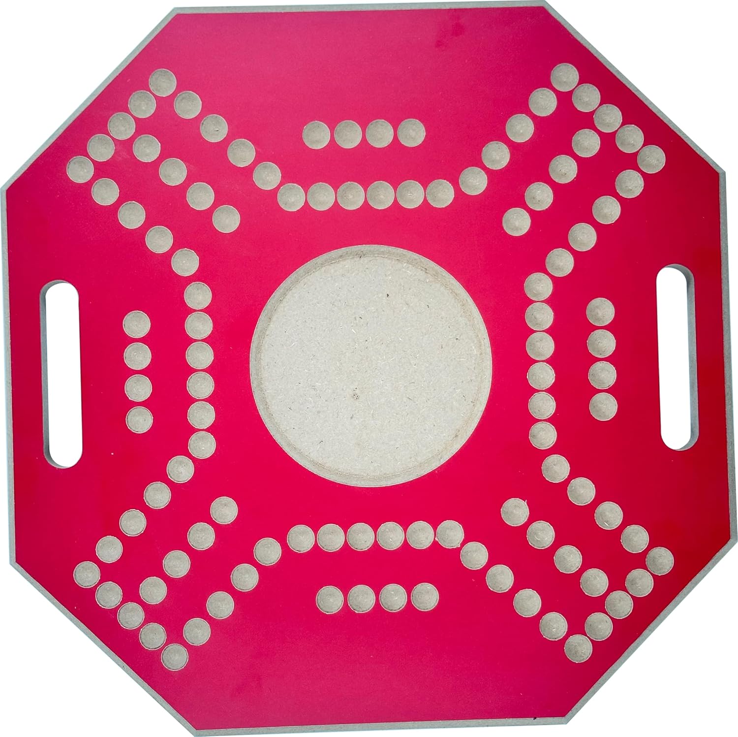 لعبة لوحية خشبية جاكارو، لـ 4 لاعبين مع كرات زجاجية وبطاقات، مقاس 39 × 39 سم، بلون بني، (استخدام باللغة الإنجليزية)، من فنز