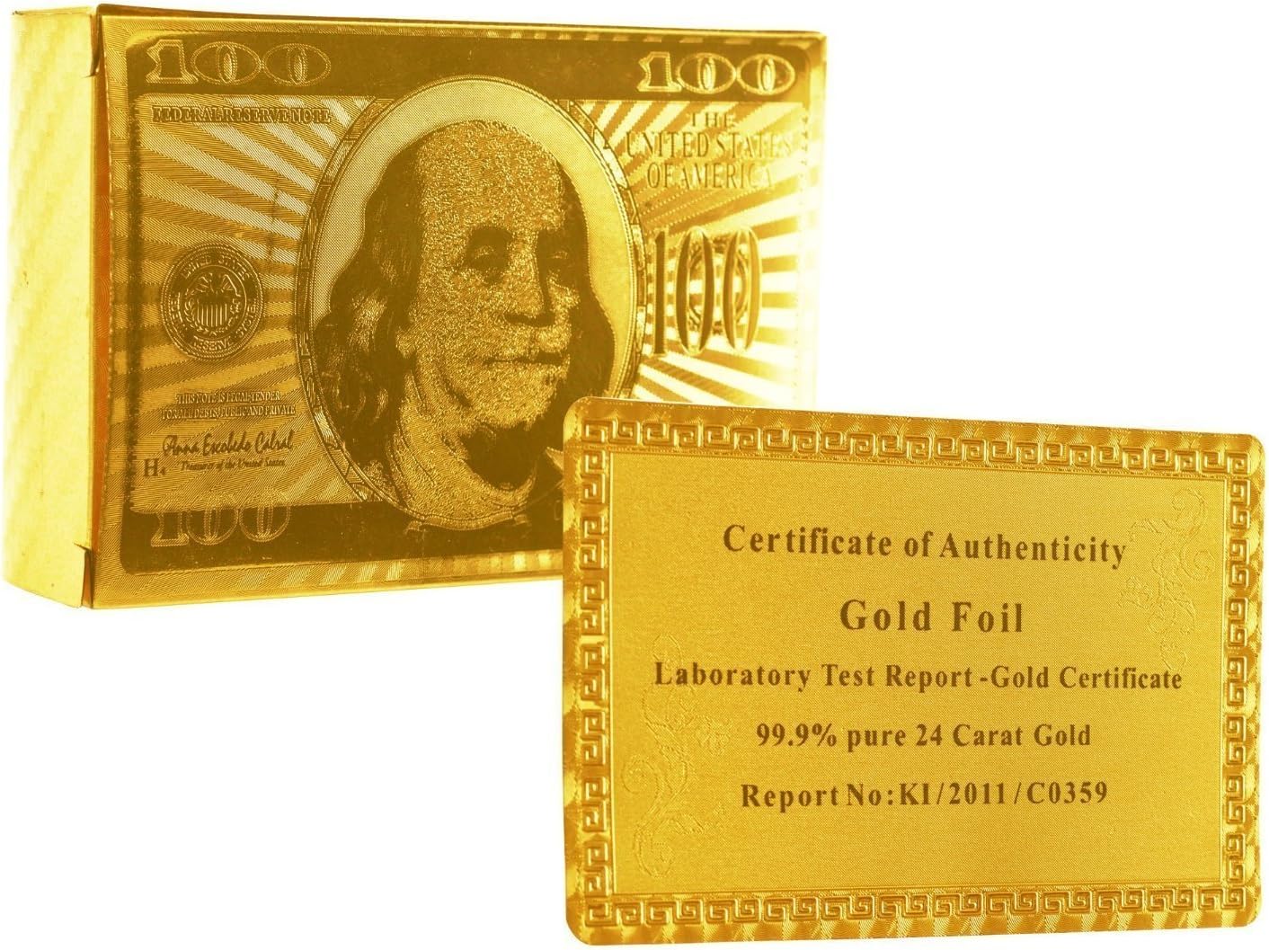 بطاقات لعب من الذهب عيار 24 قيراط من العلامة التجارية غودارد، من تريدمارك بوكر، بالغ