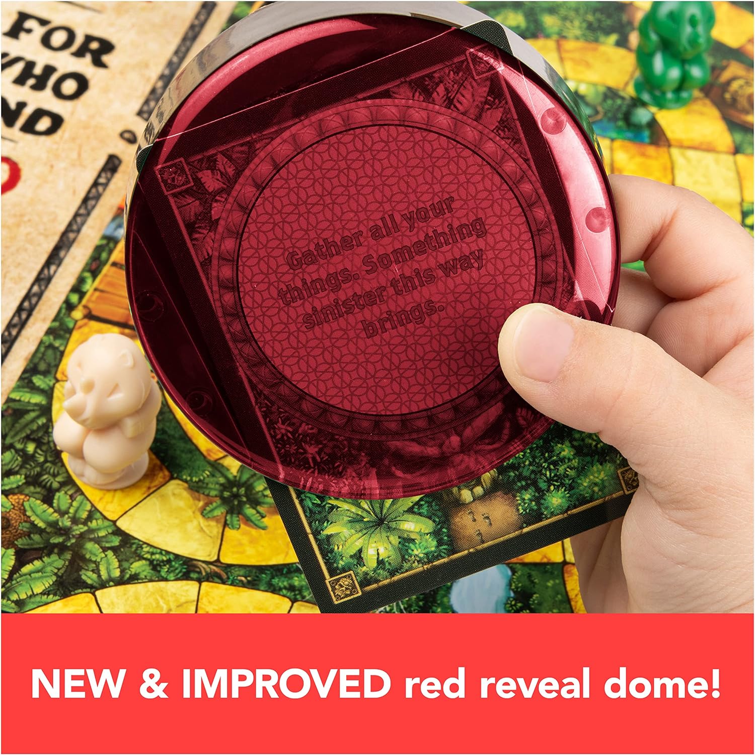 لعبة جامانجي ذا جيم، لعبة الطاولة العائلية الكلاسيكية المخيفة المبنية على فيلم اكشن كوميدي، مناسبة للاطفال والكبار من سن 8 سنوات فما فوق، من سبين ماستر