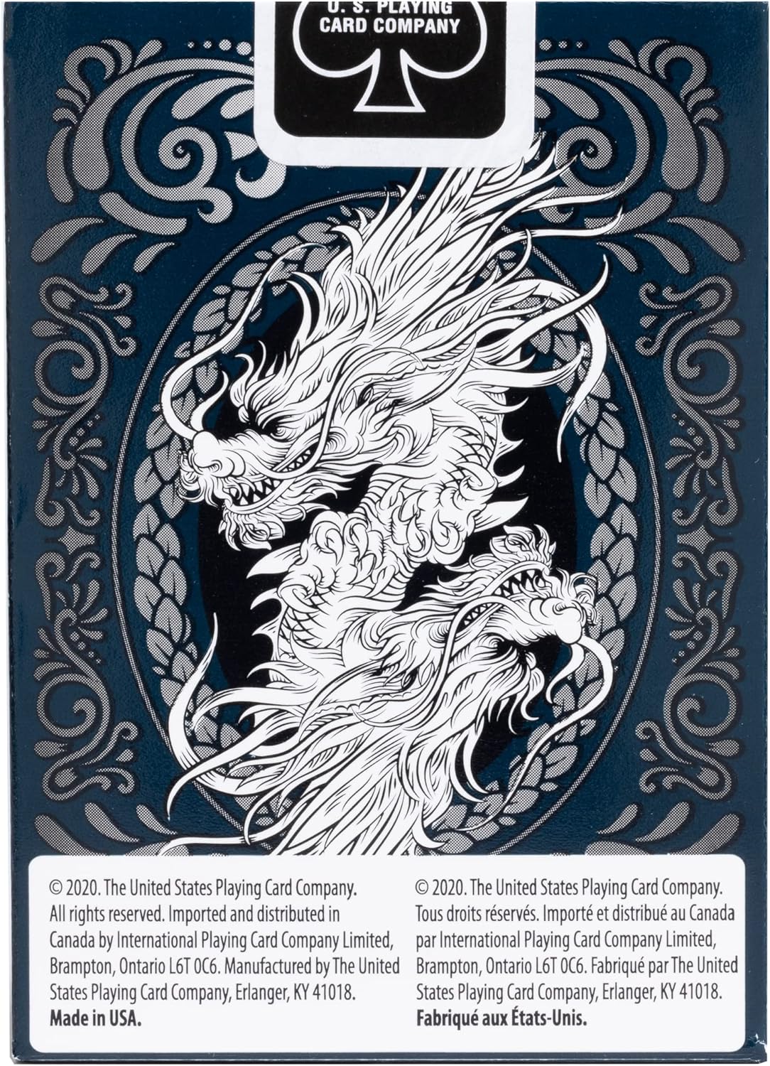 بطاقات لعب دراجة دراغون، أزرق، بالغ