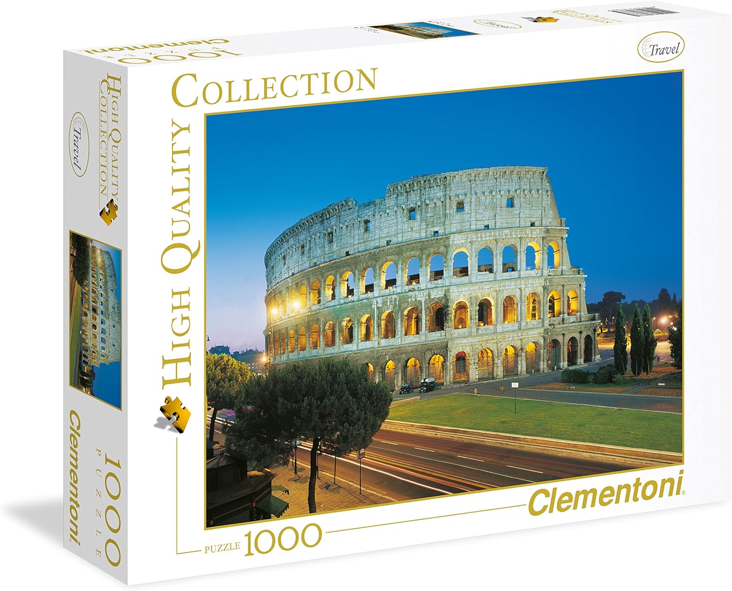 كلمنتوني بازل الفيل 1000 قطعة (69 × 50 سم)، مناسبة لديكور المنزل، بازل للكبار من عمر 14 سنوات فما فوق، 14 سنة إلى 99 سنة