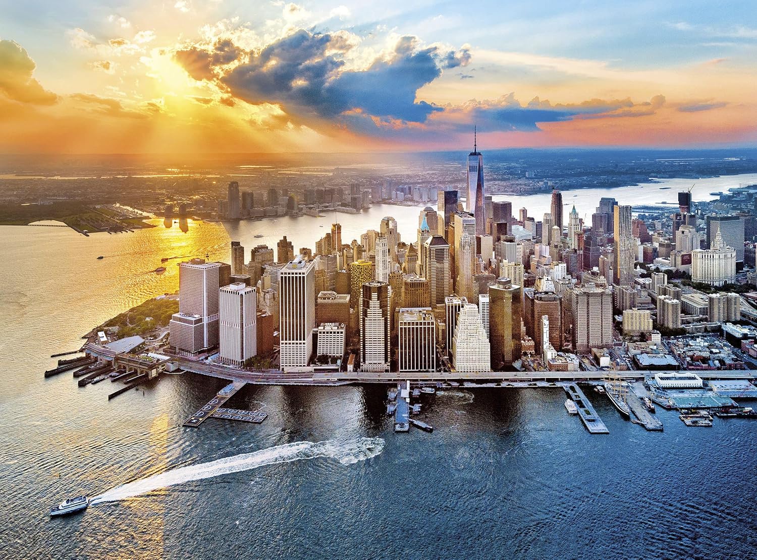 كلمنتوني بازل نيويورك 500 قطعة (49 × 36 سم)، مناسبة لديكور المنزل، بازل للكبار من عمر 14 سنوات فما فوق، 6 سنوات فما فوق