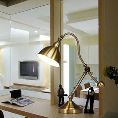 American copper table lamp