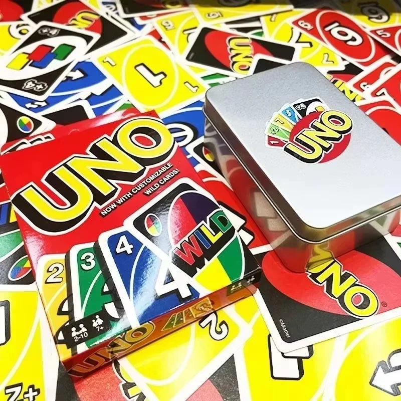 Uno Original Wild Version Red Family Card Gam 112 Cards Travel-Friendly Makes A Great Game For 7 Year Olds And Up Toy Hot Sales