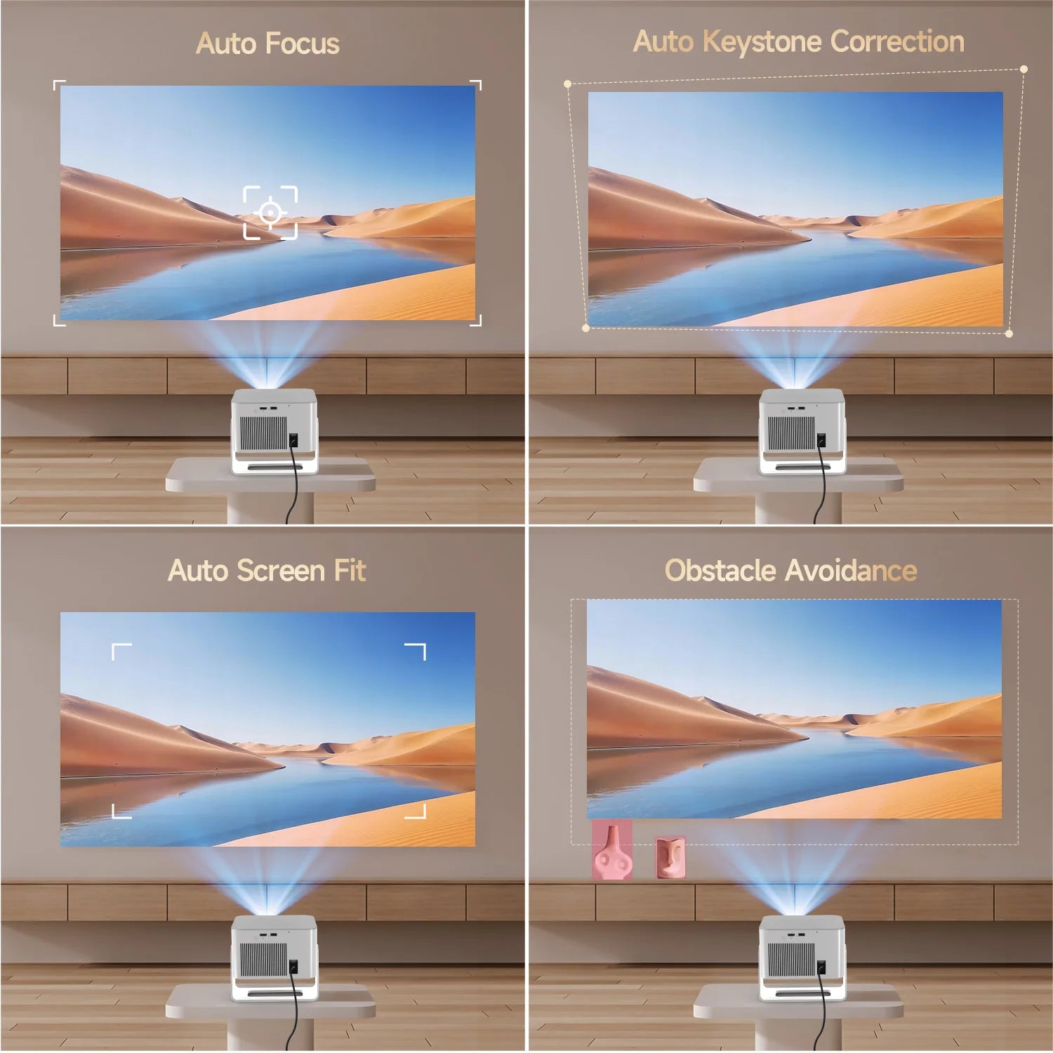 Magcubic Auto Focus Native1080P 900ANSI 8K Android14 Allwinner H726 HY350 Max Projector With Wifi6 BT5.4 Portable Movie Outdoor