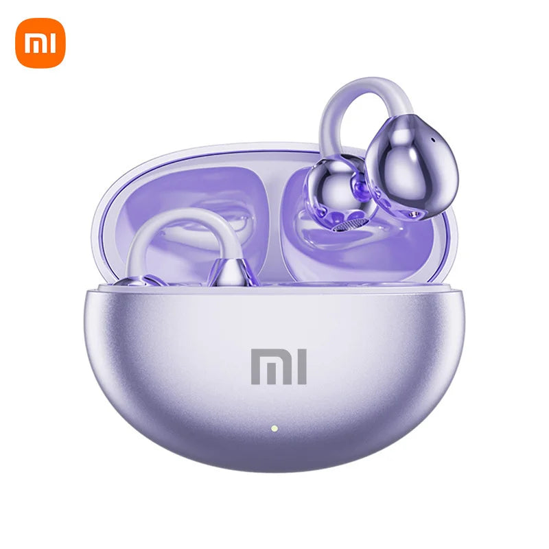 XIAOMI Mijia Wireless Earphone Open Ear M91 Ear Clip ENC Headset Bluetooth 5.4 HD Call Touch Control Headphone for Android iOS