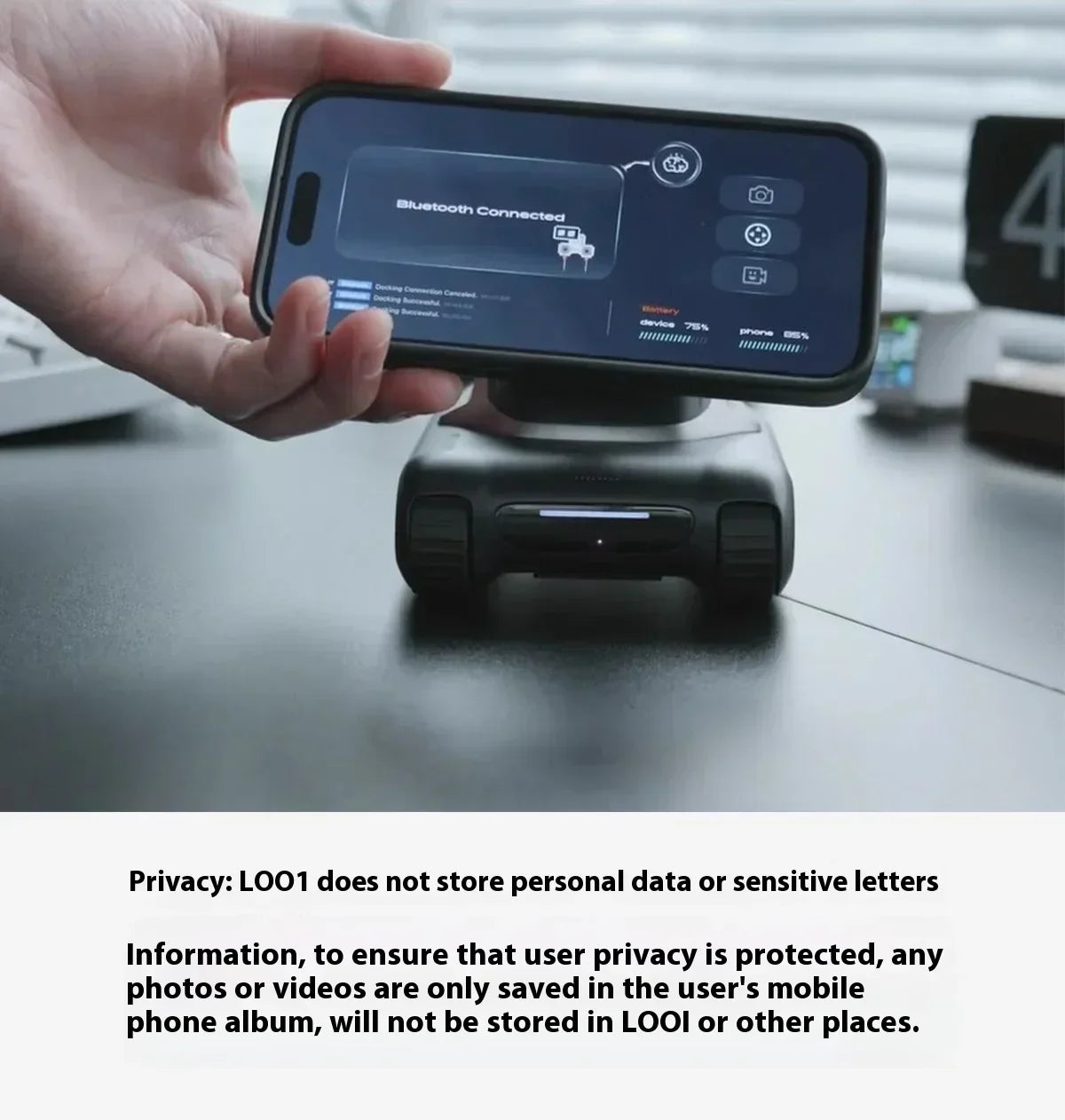 LOOI Emotional AI Companionship Wireless Charging Voice Dialogue Visual Recognition Children's Electronic Companion Rechargeable