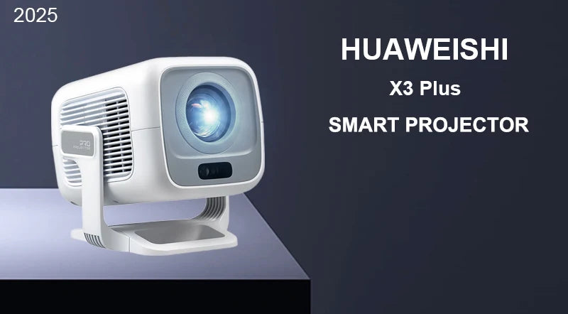 HUAWEISHI 4K Projector Android Native Portable 1080P Auto Focus 600ANSI Video home Cinema Outdoor hd led Projetor