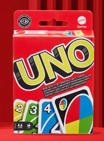 Uno Original Wild Version Red Family Card Gam 112 Cards Travel-Friendly Makes A Great Game For 7 Year Olds And Up Toy Hot Sales