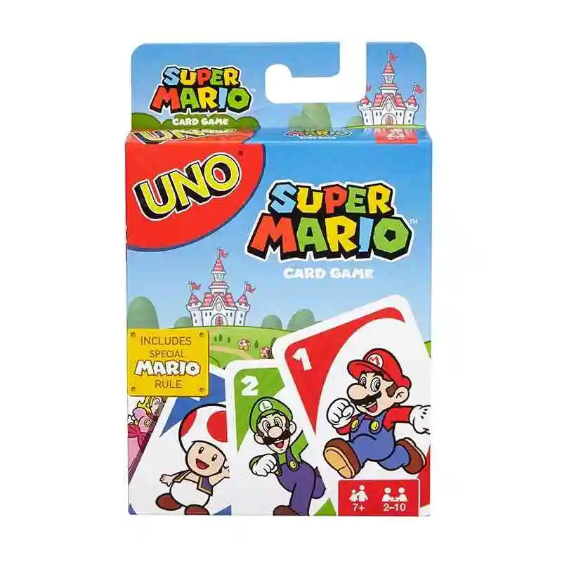 New Uno Wild Version Red Family Card Gam 112 Cards Travel-Friendly Makes A Great Game For 7 Year Olds And Up Toy In Stock