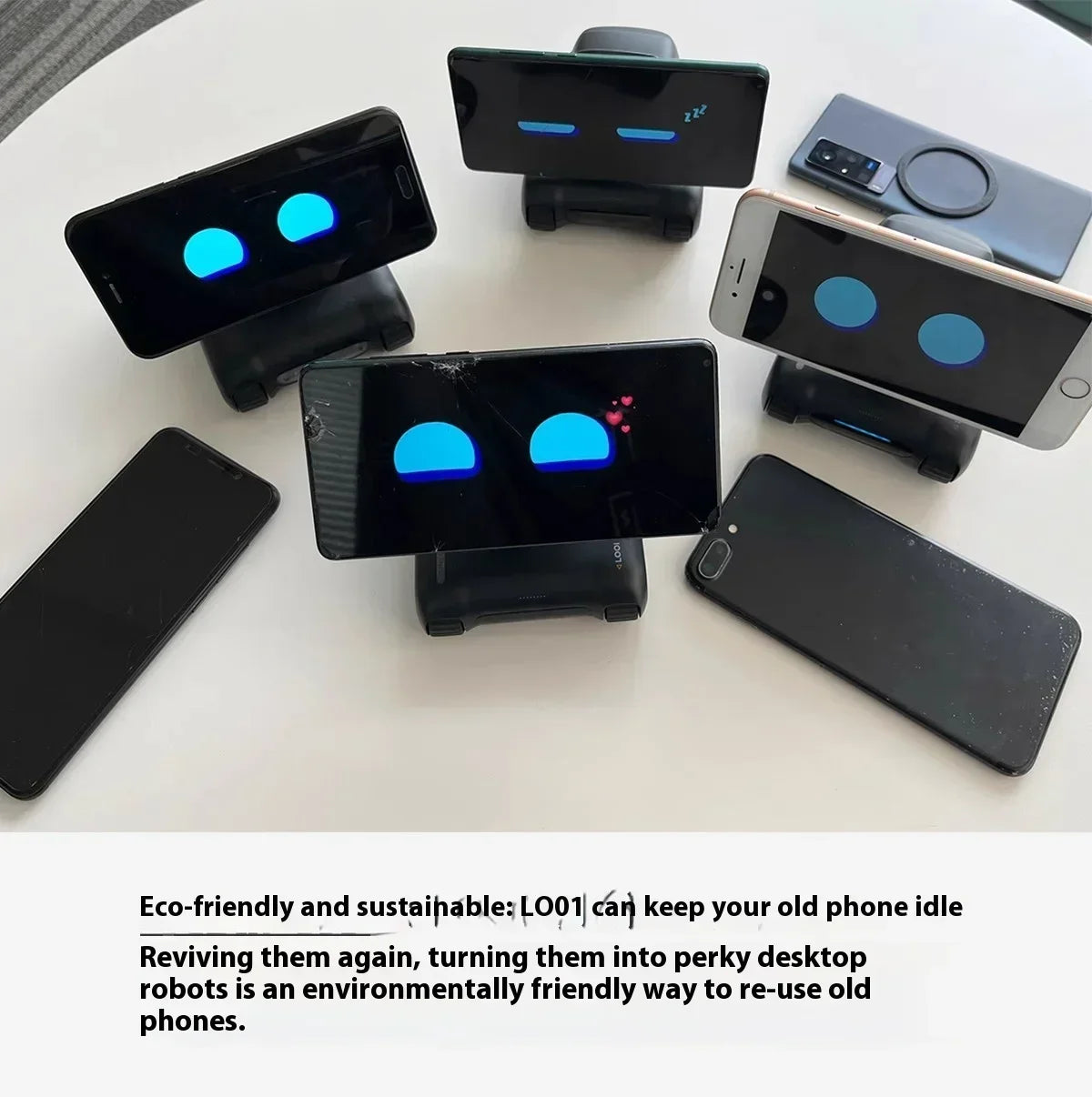 LOOI Emotional AI Companionship Wireless Charging Voice Dialogue Visual Recognition Children's Electronic Companion Rechargeable