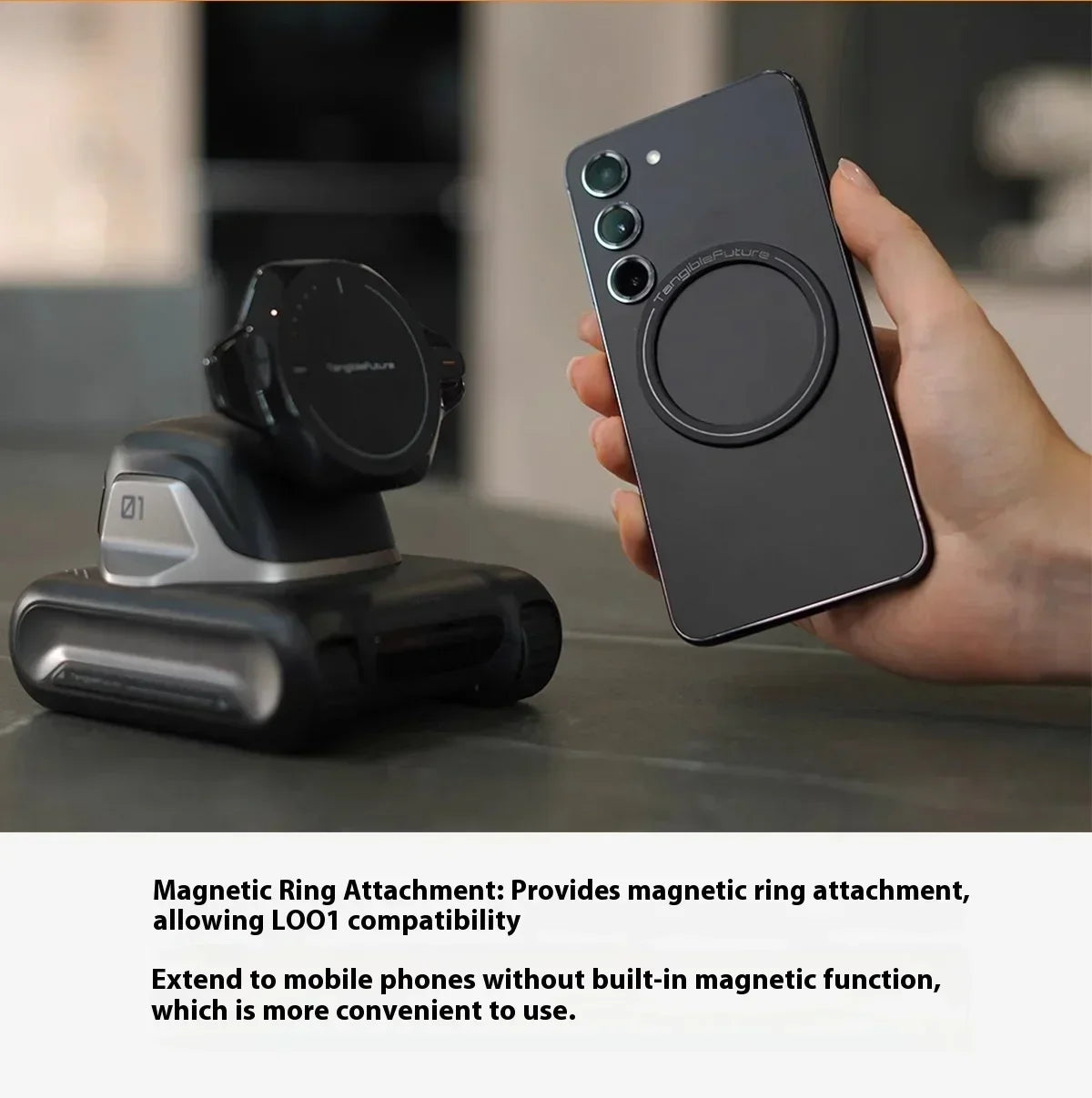 LOOI Emotional AI Companionship Wireless Charging Voice Dialogue Visual Recognition Children's Electronic Companion Rechargeable