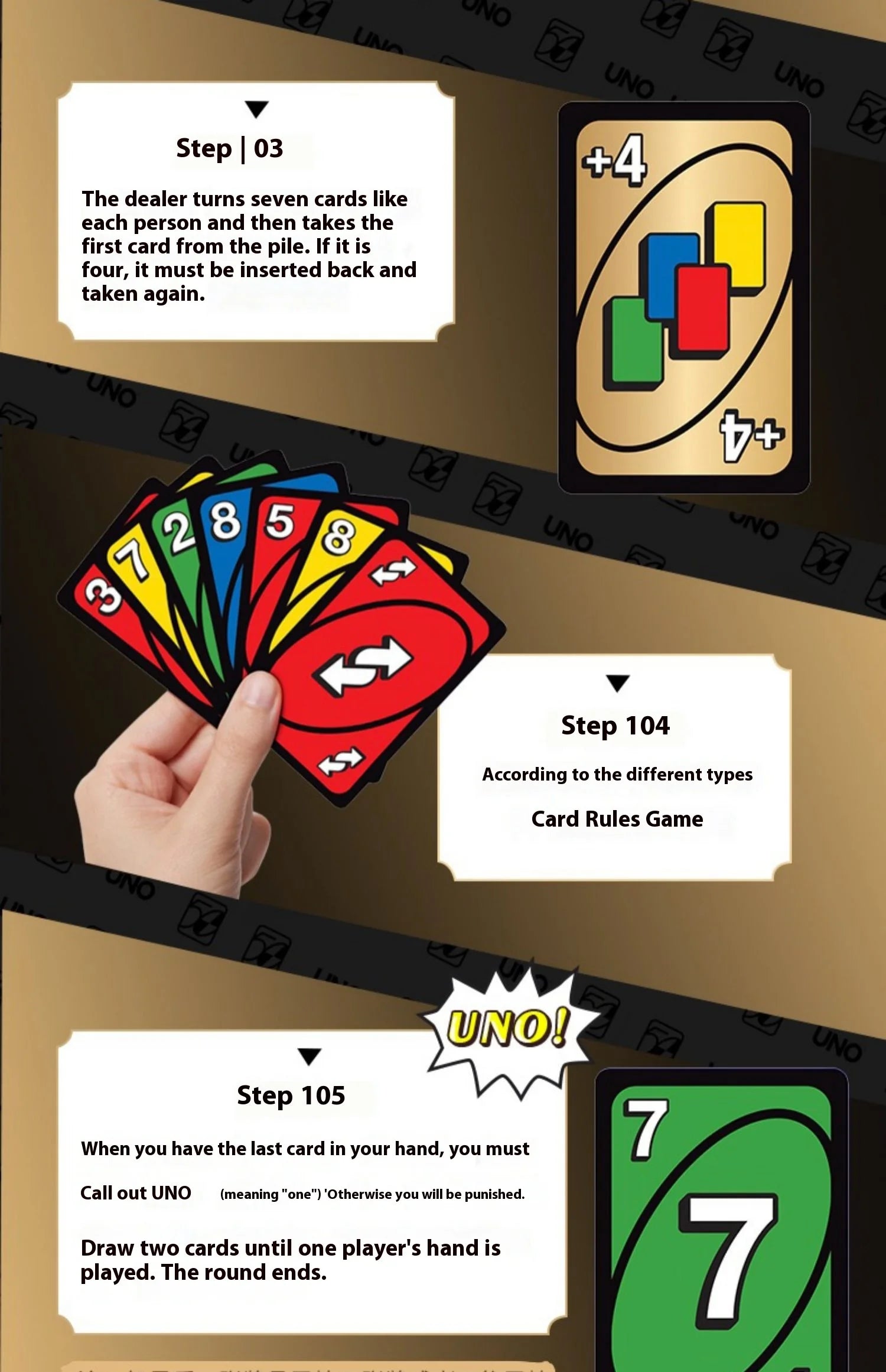 New Uno Wild Version Red Family Card Gam 112 Cards Travel-Friendly Makes A Great Game For 7 Year Olds And Up Toy In Stock
