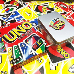 New Uno Wild Version Red Family Card Gam 112 Cards Travel-Friendly Makes A Great Game For 7 Year Olds And Up Toy In Stock