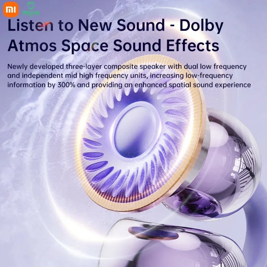 Xiaomi M91 Wireless Bluetooth Earphones with Bone Conduction Noise Reduction for High Definition Calls, Suitable for IOS and And