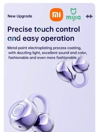 Xiaomi M91 Wireless Bluetooth Earphones with Bone Conduction Noise Reduction for High Definition Calls, Suitable for IOS and And