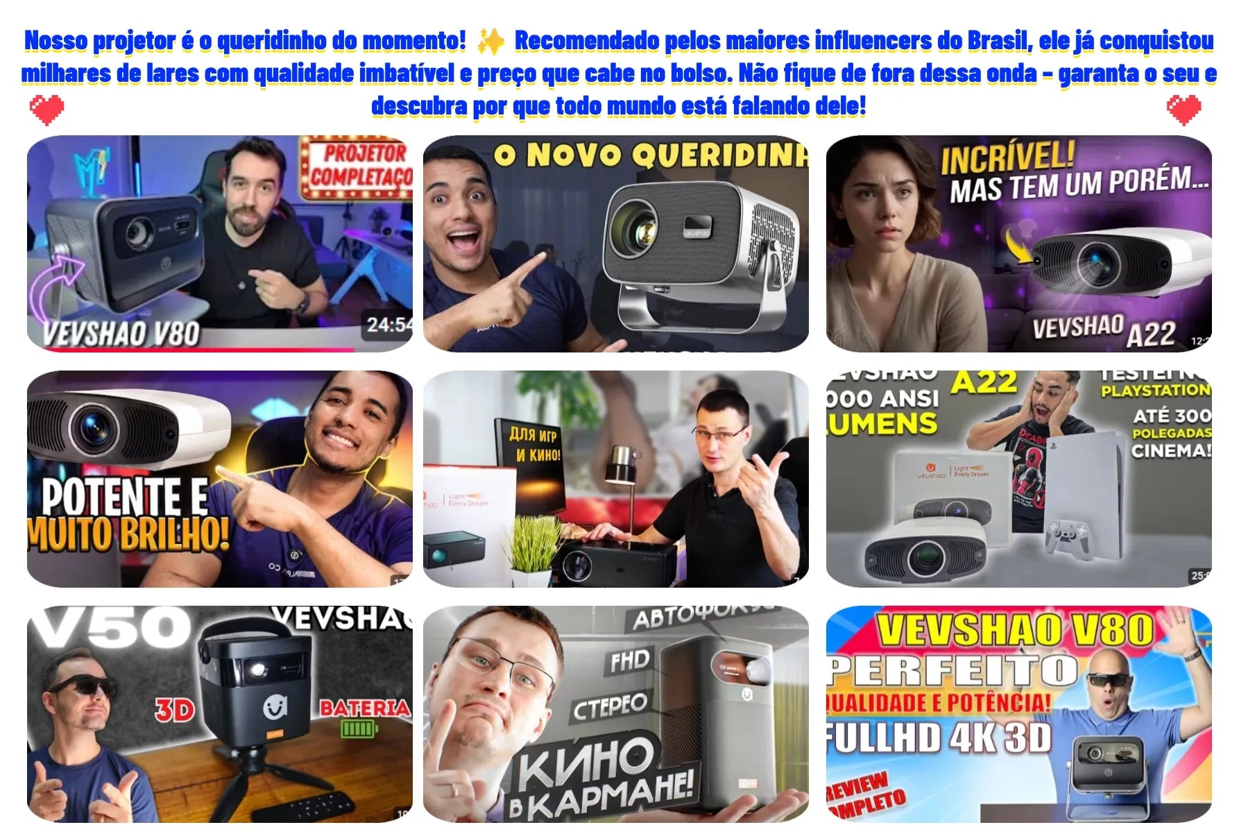 Vevshao A15 Smart Projector Portable Android 13 Projector Dual WiFi Auto Keystone Focus Pocket Beamer Home Meeting Video Cinema