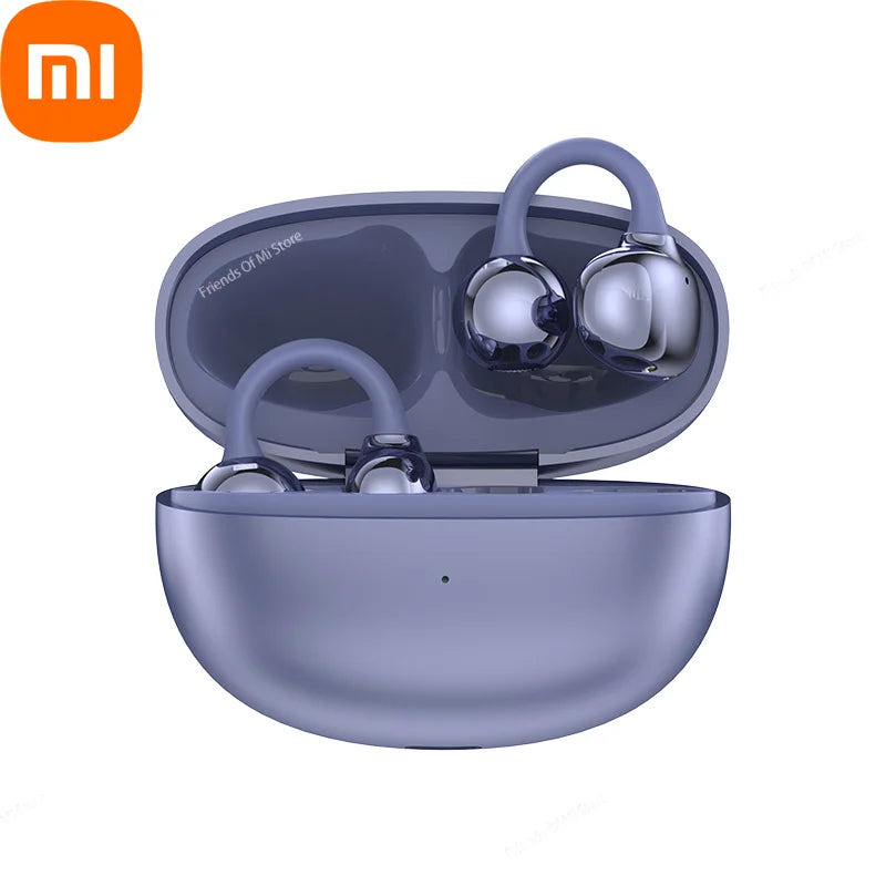 Xiaomi Wireless Bluetooth 5.4 Ear Clip Earbuds Sports Noise Cancelling Secure Fit Long Battery Life Waterproof Earphone with Mic