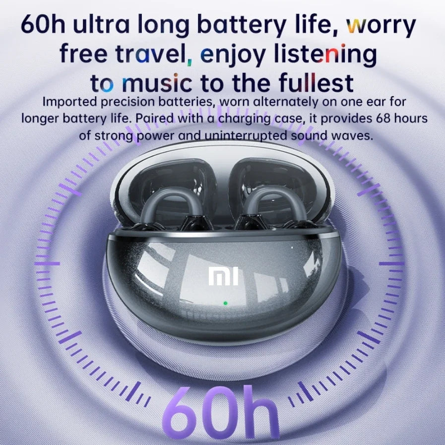 Xiaomi M91 Wireless Bluetooth Earphones with Bone Conduction Noise Reduction for High Definition Calls, Suitable for IOS and And