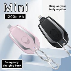 Portable Power Bank 1500mAh Mini Keychain For Android Emergency Charger Portable Charger