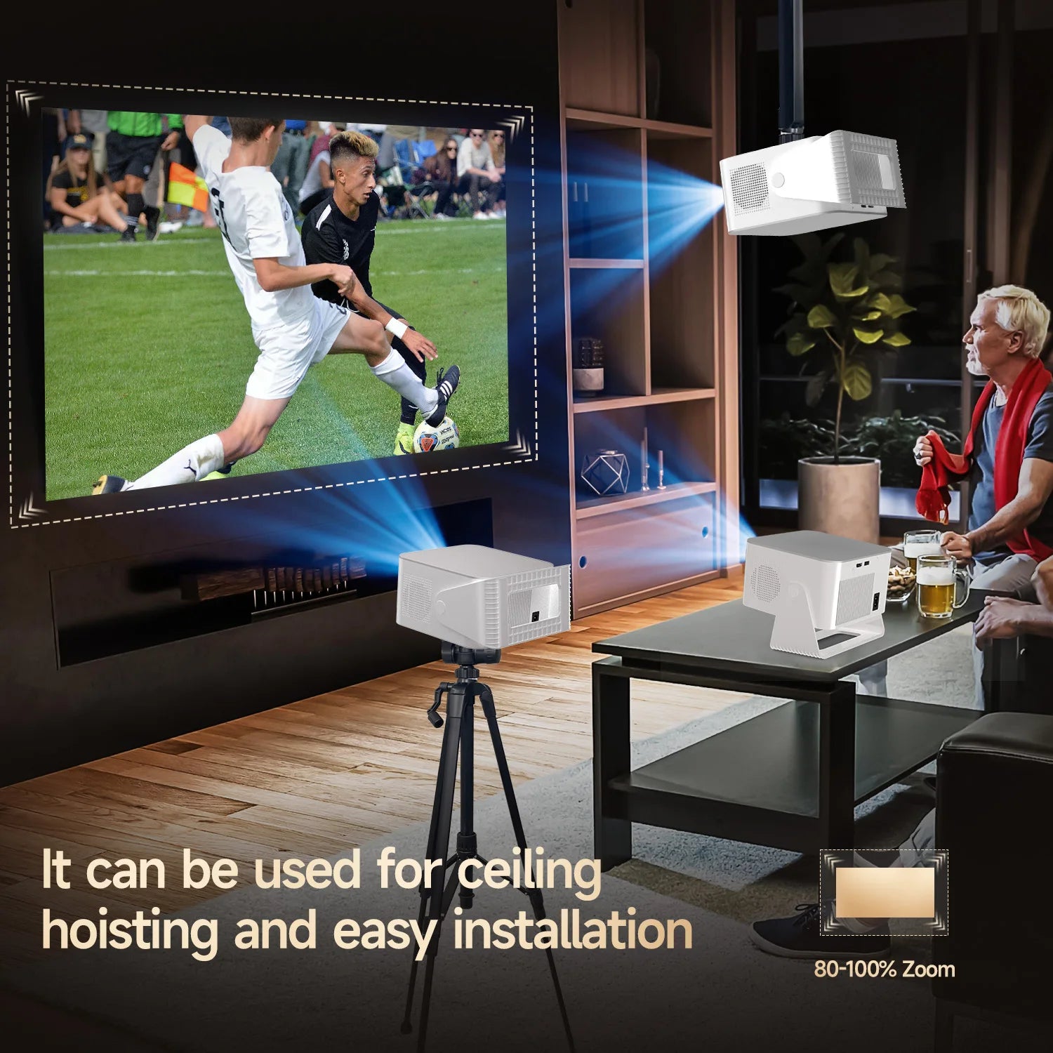 Magcubic Auto Focus Native1080P 900ANSI 8K Android14 Allwinner H726 HY350 Max Projector With Wifi6 BT5.4 Portable Movie Outdoor