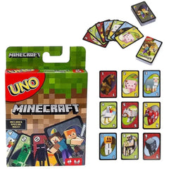 NEW **54styles UNO Minecraft Solitaire Multiplayer Entertainment Card Game Super Fun Parent-Child Interaction Puzzle Poker