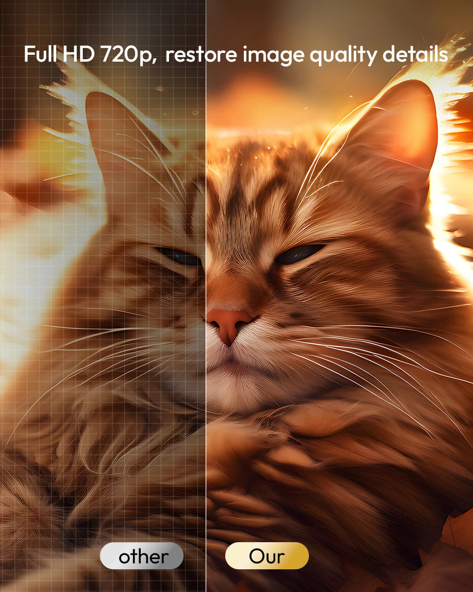 Vevshao A15 Smart Projector Portable Android 13 Projector Dual WiFi Auto Keystone Focus Pocket Beamer Home Meeting Video Cinema