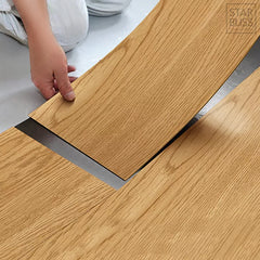 Wood Grain Floor Stickers