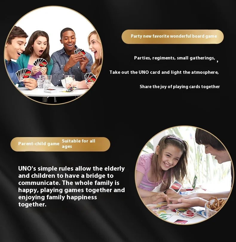 New Uno Wild Version Red Family Card Gam 112 Cards Travel-Friendly Makes A Great Game For 7 Year Olds And Up Toy In Stock