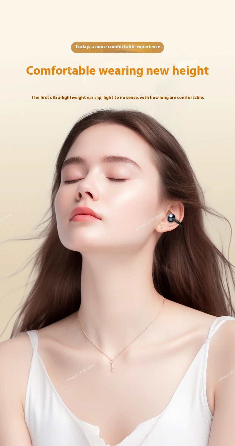 Xiaomi Wireless Bluetooth 5.4 Ear Clip Earbuds Sports Noise Cancelling Secure Fit Long Battery Life Waterproof Earphone with Mic