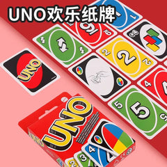 New Uno Wild Version Red Family Card Gam 112 Cards Travel-Friendly Makes A Great Game For 7 Year Olds And Up Toy In Stock