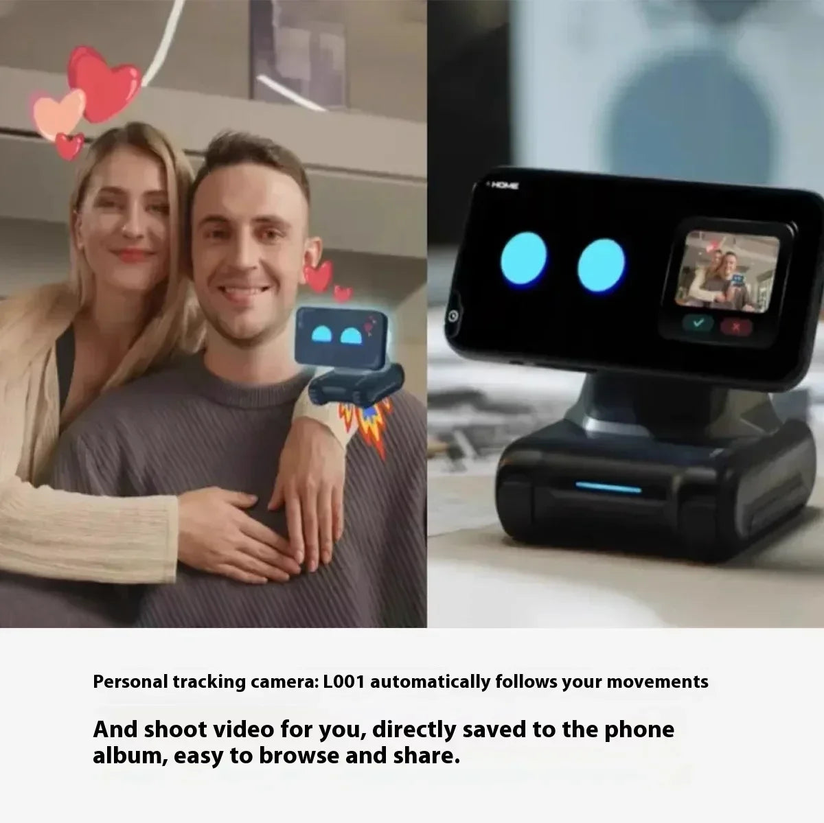 LOOI Emotional AI Companionship Wireless Charging Voice Dialogue Visual Recognition Children's Electronic Companion Rechargeable